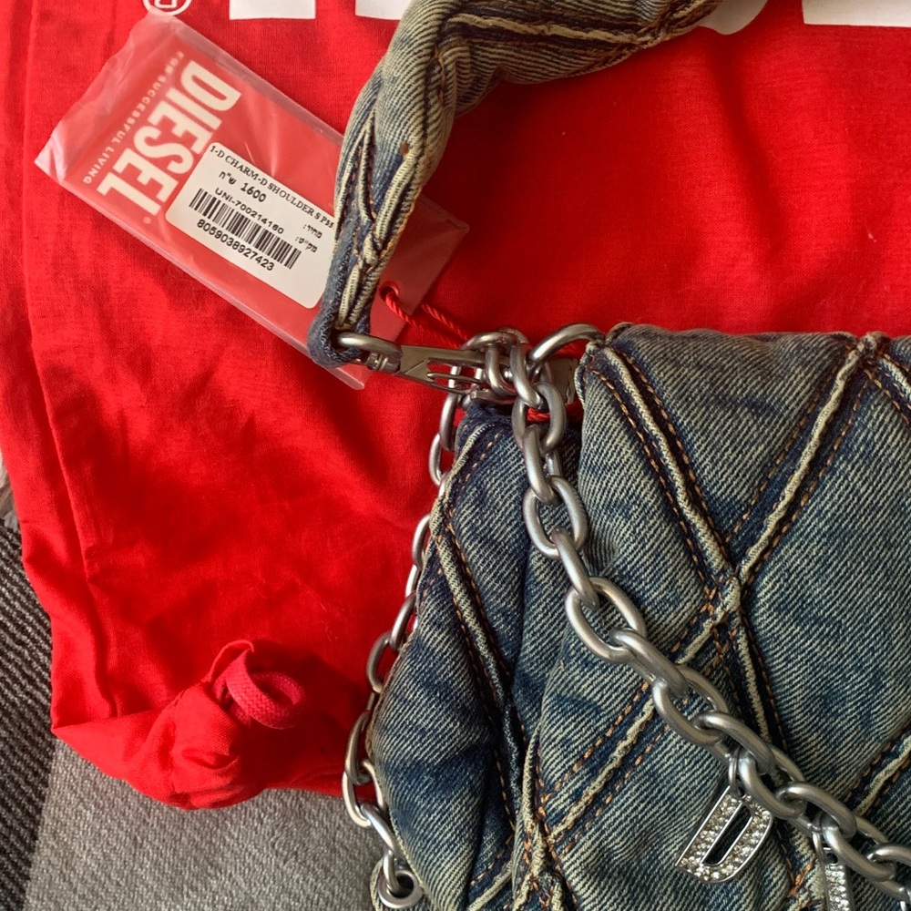 Diesel Blue Denim Women's Bag - Picture 2 of 6